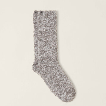Barefoot Dreams CozyChic® Heathered Socks | Charcoal/White