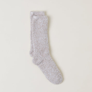 Barefoot Dreams CozyChic® Heathered Socks | Stone/White