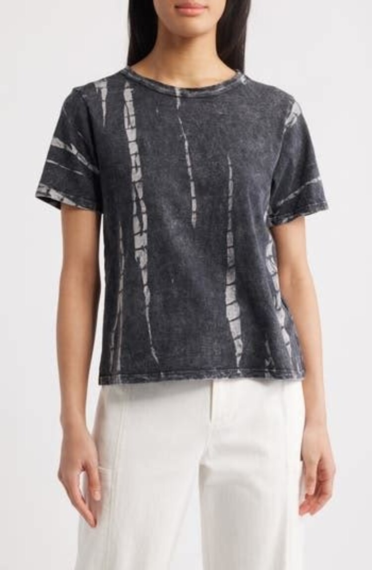 Margaret O'Leary Tie Dye Short Sleeve Tee / Soot