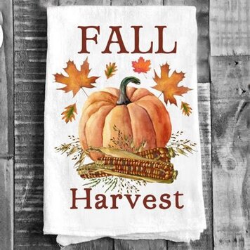 Avery Lane Gifts Fall Harvest Pumpkin Corn Cotton Towel