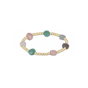 eNewton Admire Gold 3mm Bead Bracelet - Hot Mess SS25