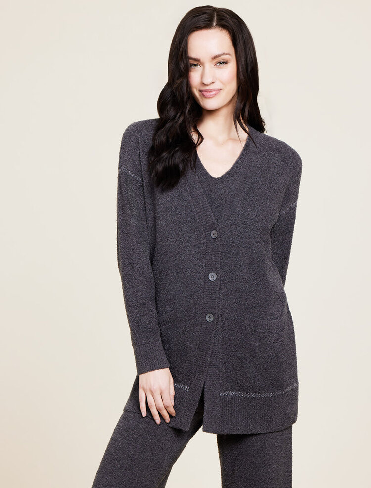 Barefoot Dreams Contrast Stitch Cardigan