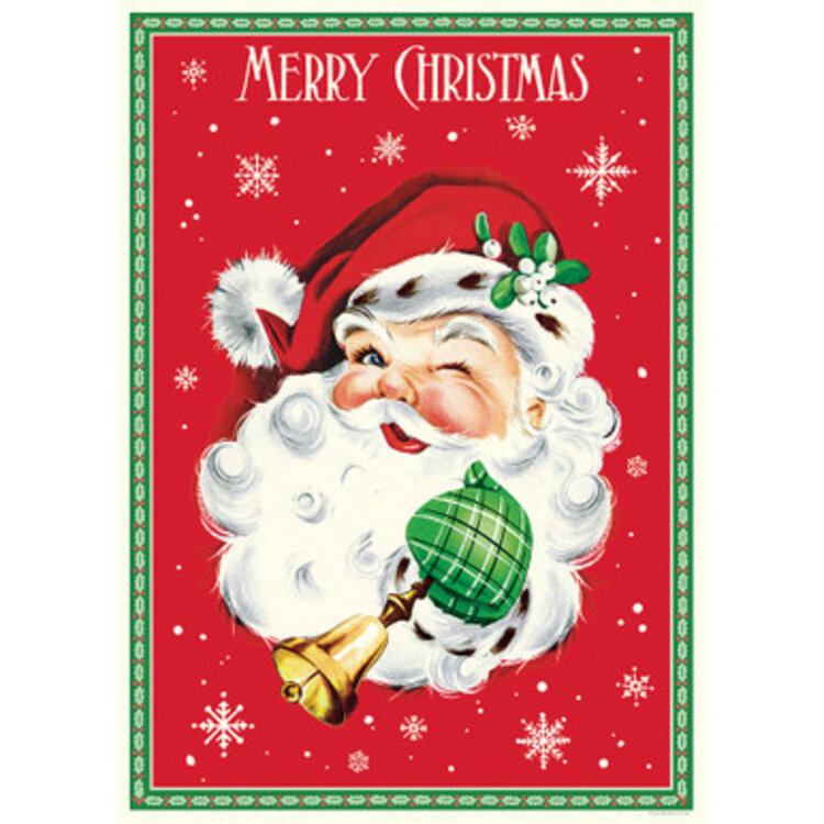 Cavallini & Co. Christmas Santa Poster