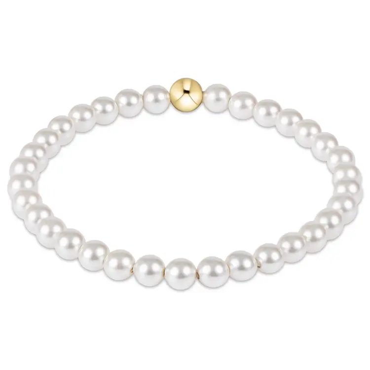 eNewton Classic Pearl 5mm Bead Bracelet