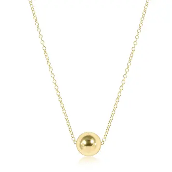 eNewton 16" Necklace Gold - Classic 8mm Gold