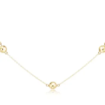 eNewton 15" Choker Simplicity Chain Gold - Classic Gold 6mm
