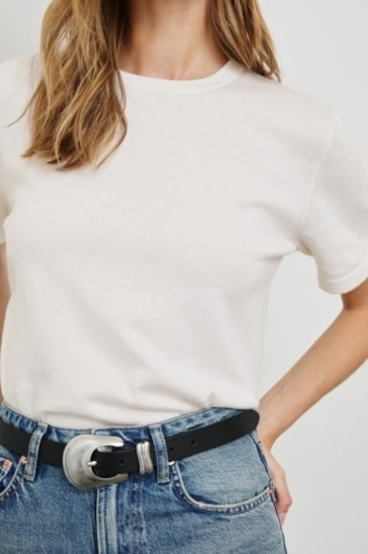 RAILS COTTON CASHMERE SHORT SLEEVE TEE