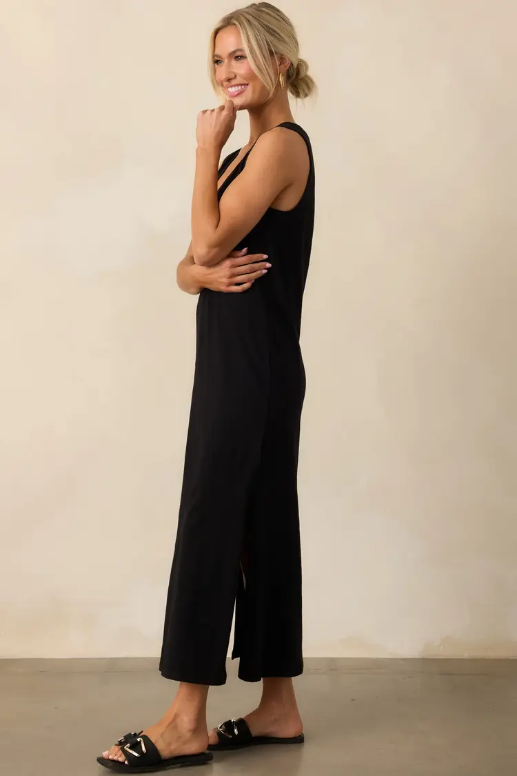 Z Supply Palisades Midi Dress - Black / L