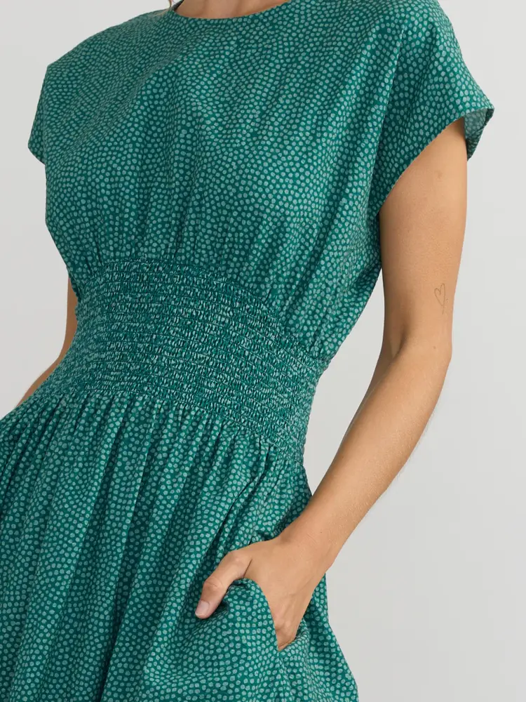 Margaret O'Leary Valencia Smocked Waist Dress