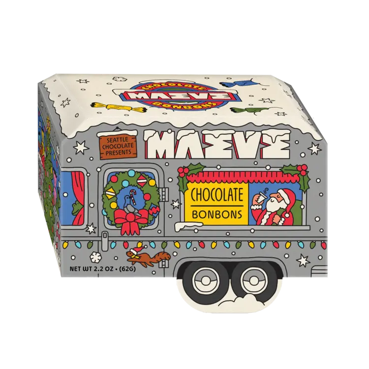 Santas Camper Bonbon Box