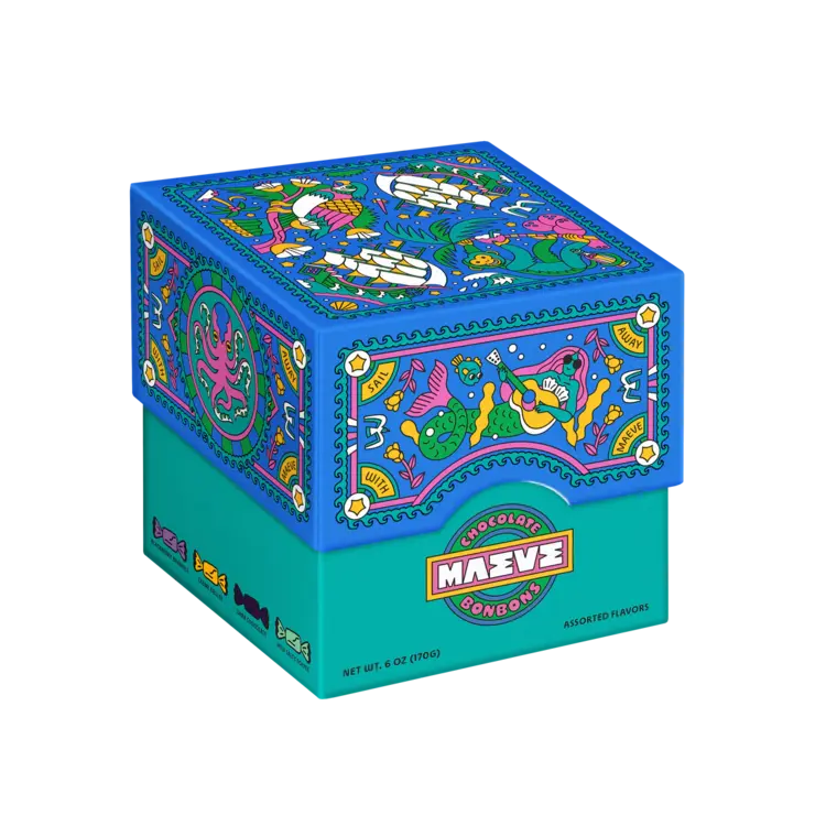 Seattle Chocolate Presents Maeve Sail Away Bonbon Gift Box