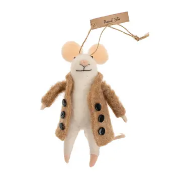 Indaba Peacoat Peter Mouse Ornament