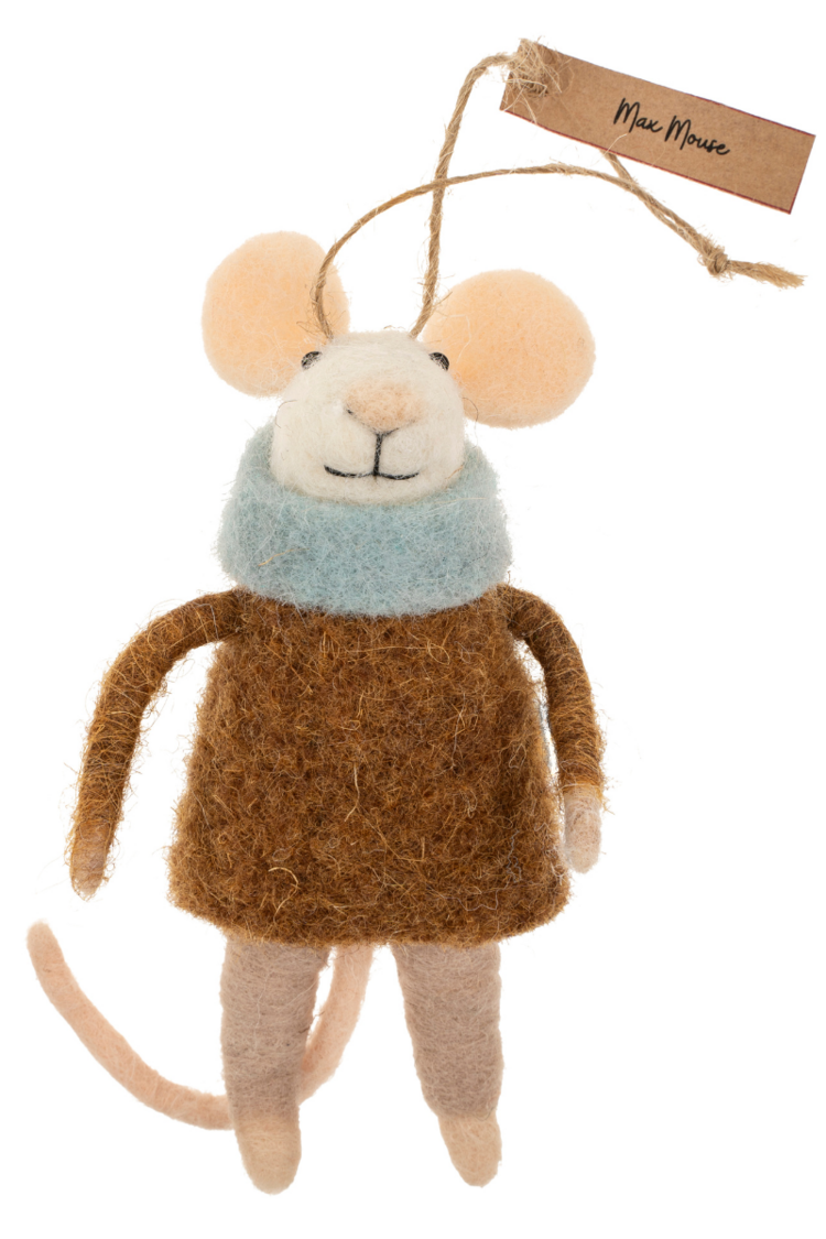 Indaba Max Mouse Ornament