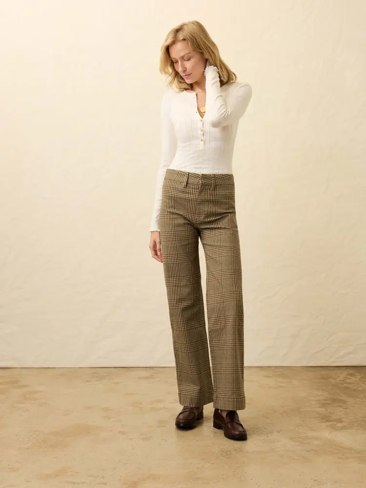 Faherty Brand twill tide slim straight pant