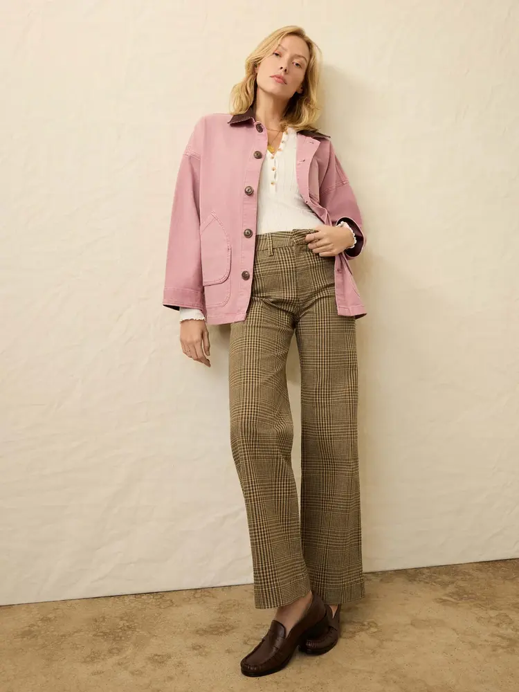 Faherty Brand twill tide slim straight pant