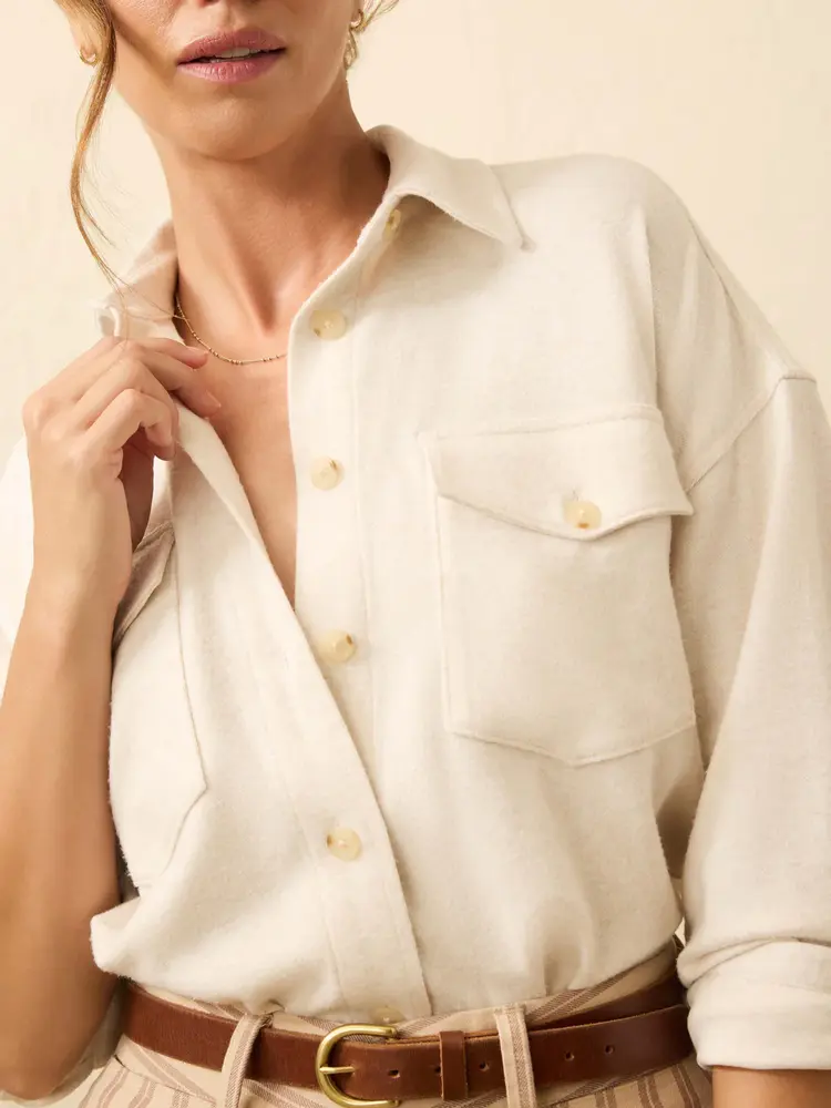 Faherty Brand legend sweater overshirt