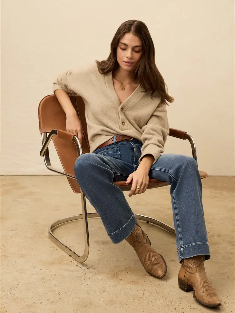 Faherty Brand jackson v neck popover