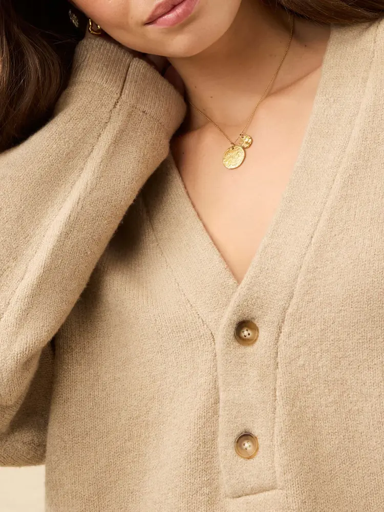 Faherty Brand jackson v neck popover