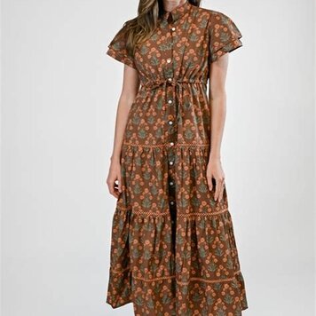 Victoria Dunn Kai Maxi / Maple Posy - S