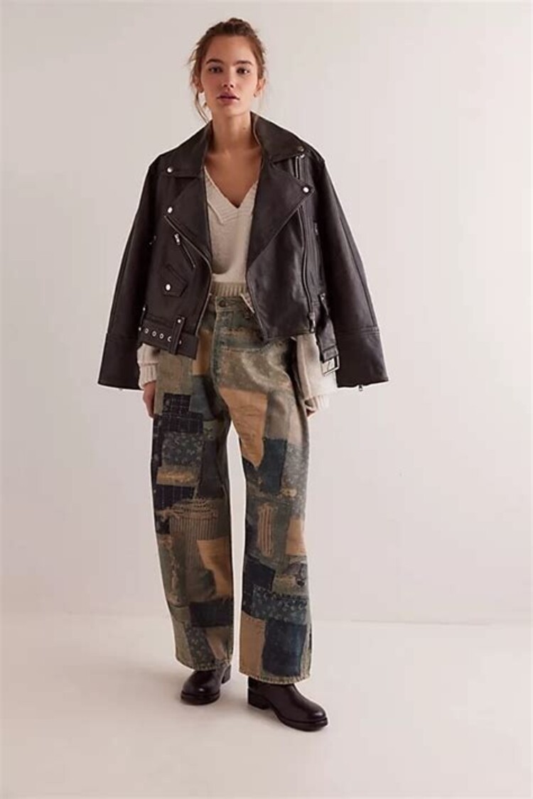 Free People Illusions Relaxed Fit Barrel Jeans