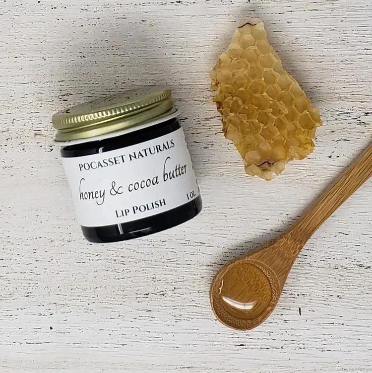 Pocasset Naturals Pocasset Naturals Raw Honey & Cocoa Butter Lip Polish