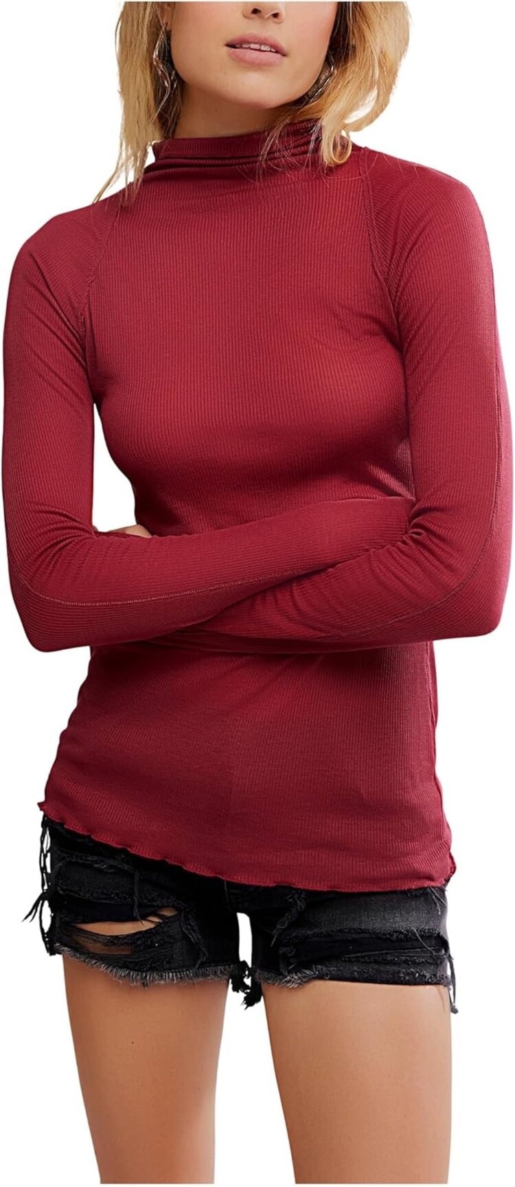 Free People Close to Home Layering / Miss Crimson - XS