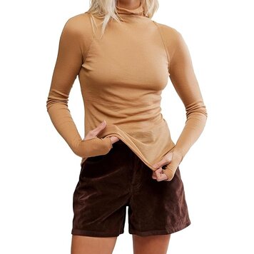 Free People Close to Home Layering / Praline - M