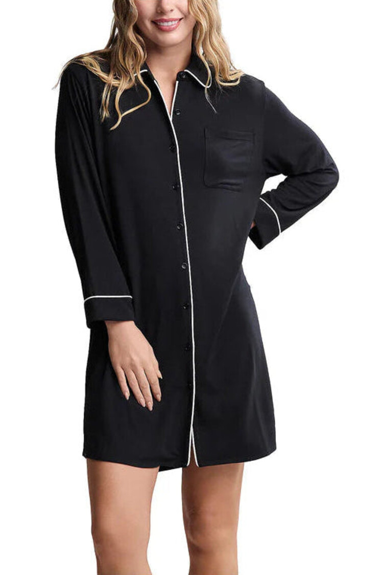 Barefoot Dreams Luxe Milk Jersey Sleep Shirt