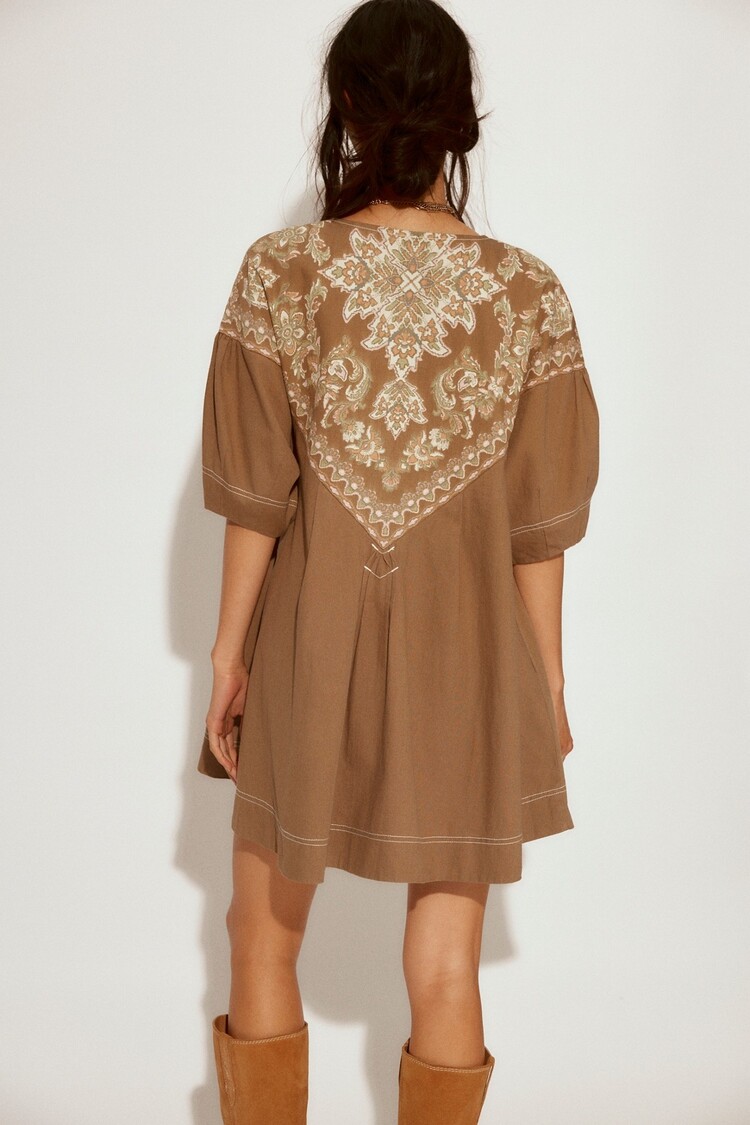 Free People Orson Mini Dress Army Combo