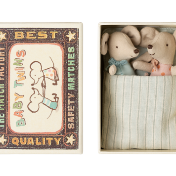 Maileg Twins, Baby mice in matchbox