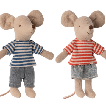 Maileg LouiMax and Stella, Little brother and sister mice