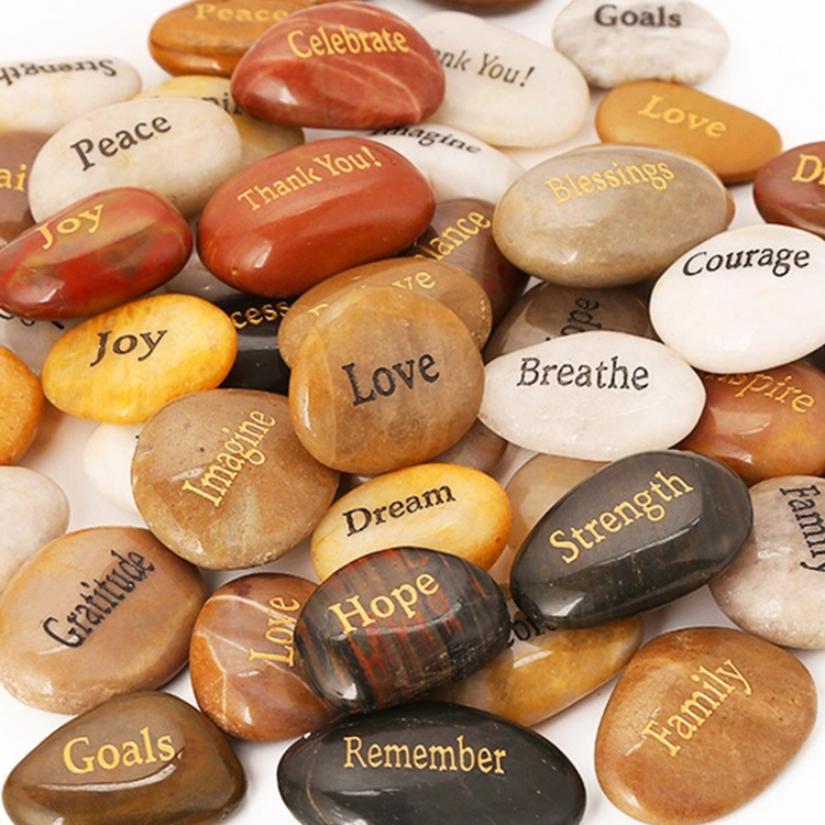K & K Tabletops Marble Word Stones
