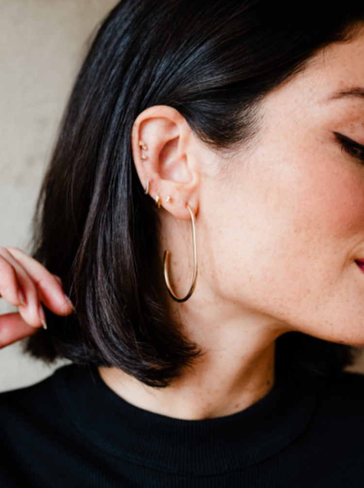 ABLE pear hoops