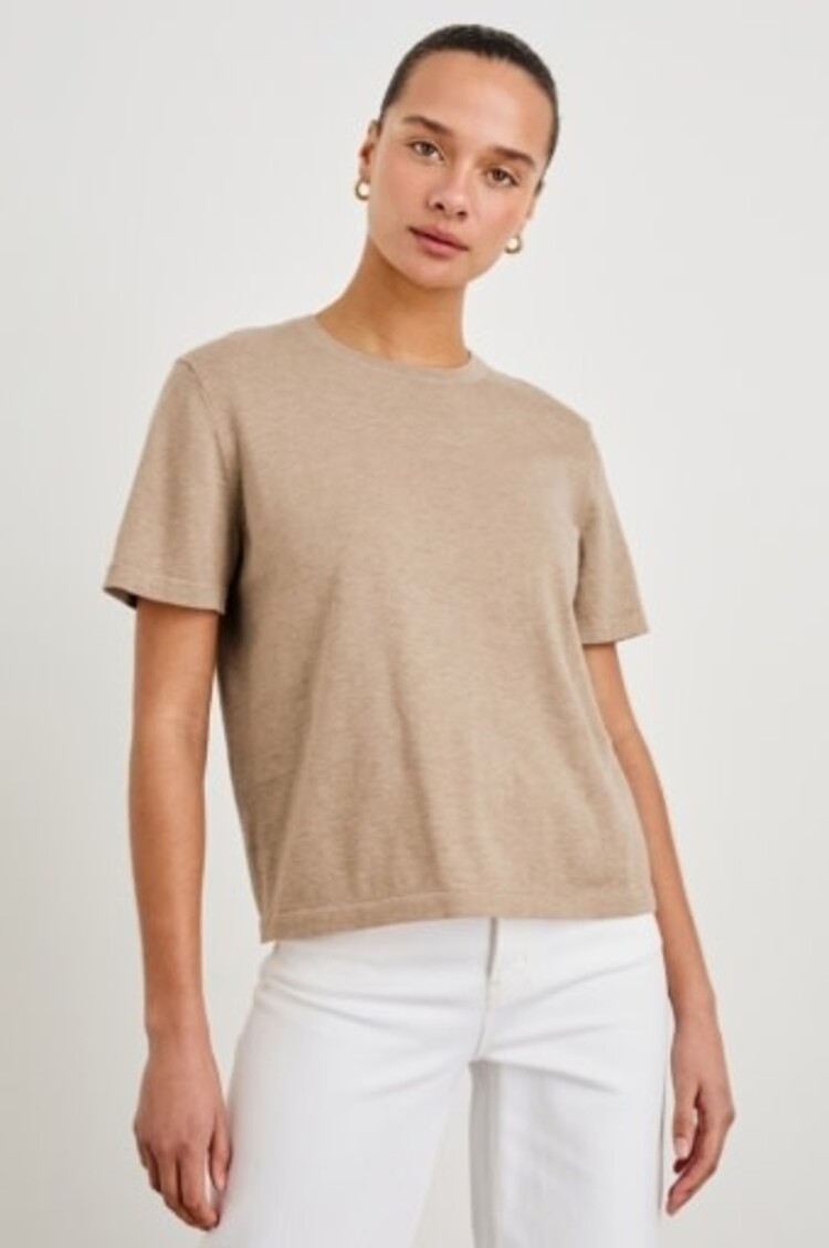 RAILS COTTON CASHMERE SHORT SLEEVE TEE