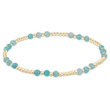 eNewton Joy Gem 3mm Bracelet - Amazonite