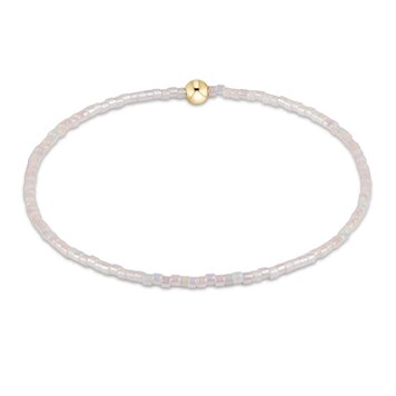 eNewton Hope Classic Bracelet - Silky White