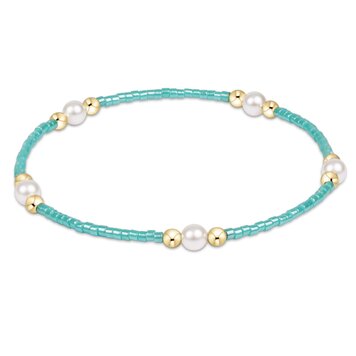 eNewton Hope Purpose Pearl Bracelet - Sea Glass
