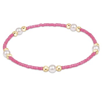 eNewton Hope Purpose Pearl Bracelet - Bubblegum