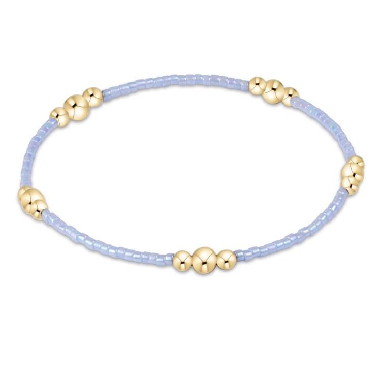 eNewton Hope Purpose Gold Bracelet - Ocean Mist