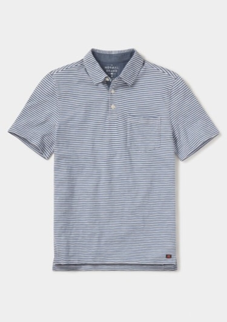 The Normal Brand VINTAGE SLUB POCKET POLO