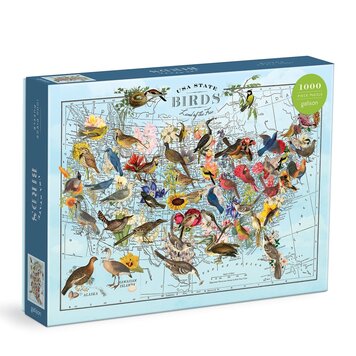 Chronicle Books Wendy Gold State Birds 1000pc Puzzle