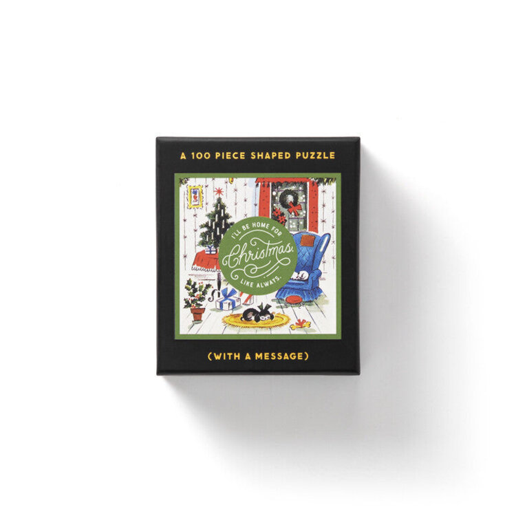Chronicle Books Home For Christmas 100pc Mini Puzzle