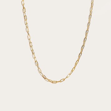 ABLE Essential Chain Necklace w/ Pearl & Mini Charm