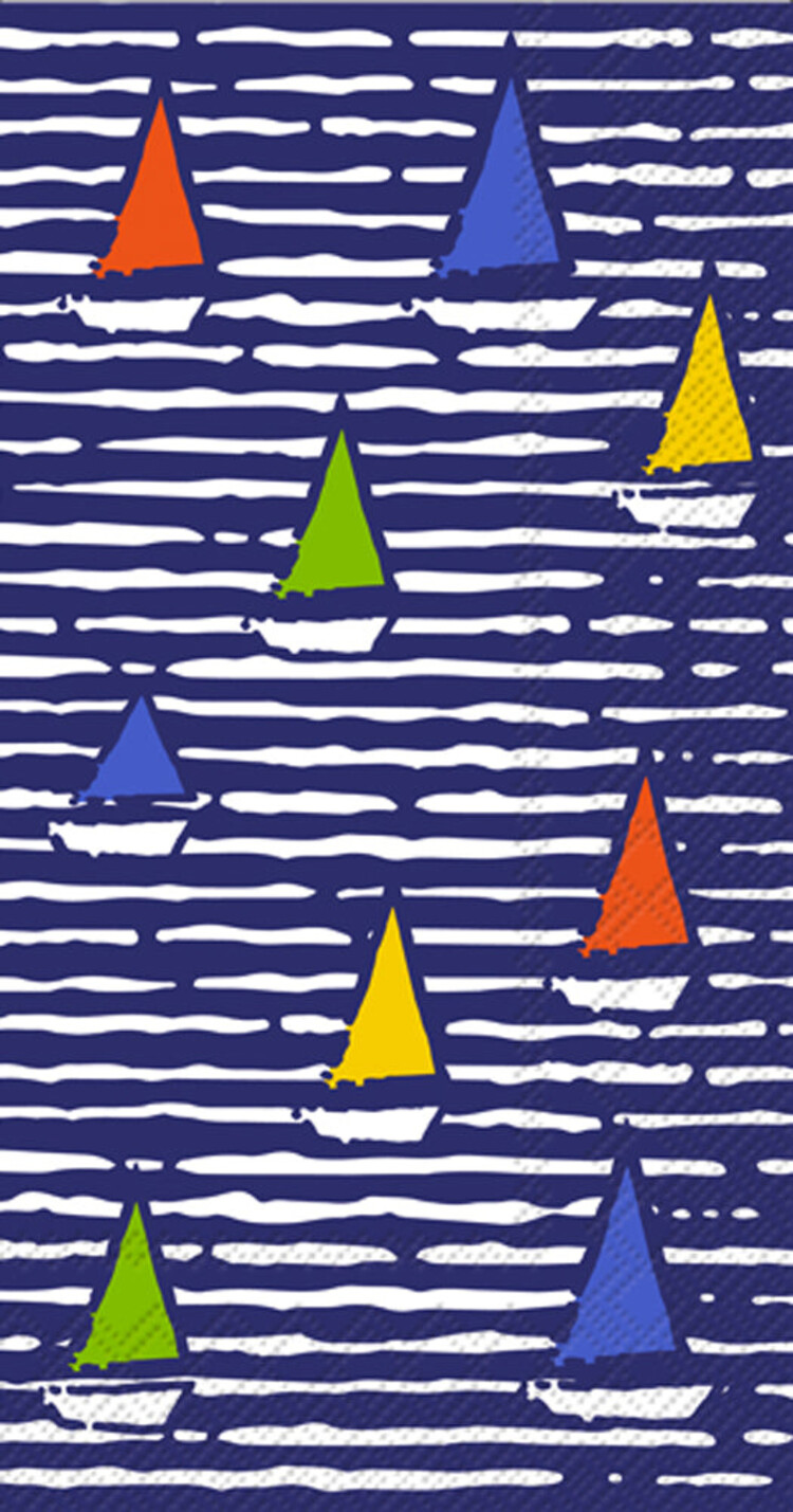 Boston International Cocktail Napkin / Waterline Boats