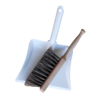 Small Dustpan Set / White