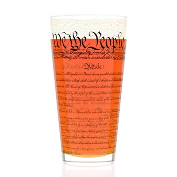 U.S. Constitution Pint Glass