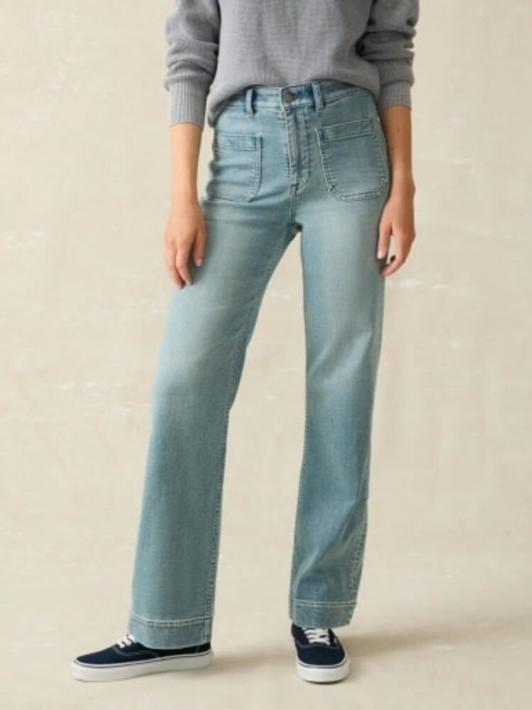 Faherty Brand Stretch Terry Patch Pocket Pant