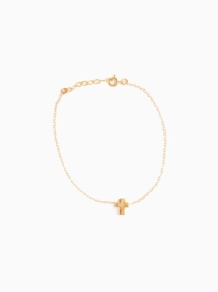 ABLE Cross Charm Bracelet