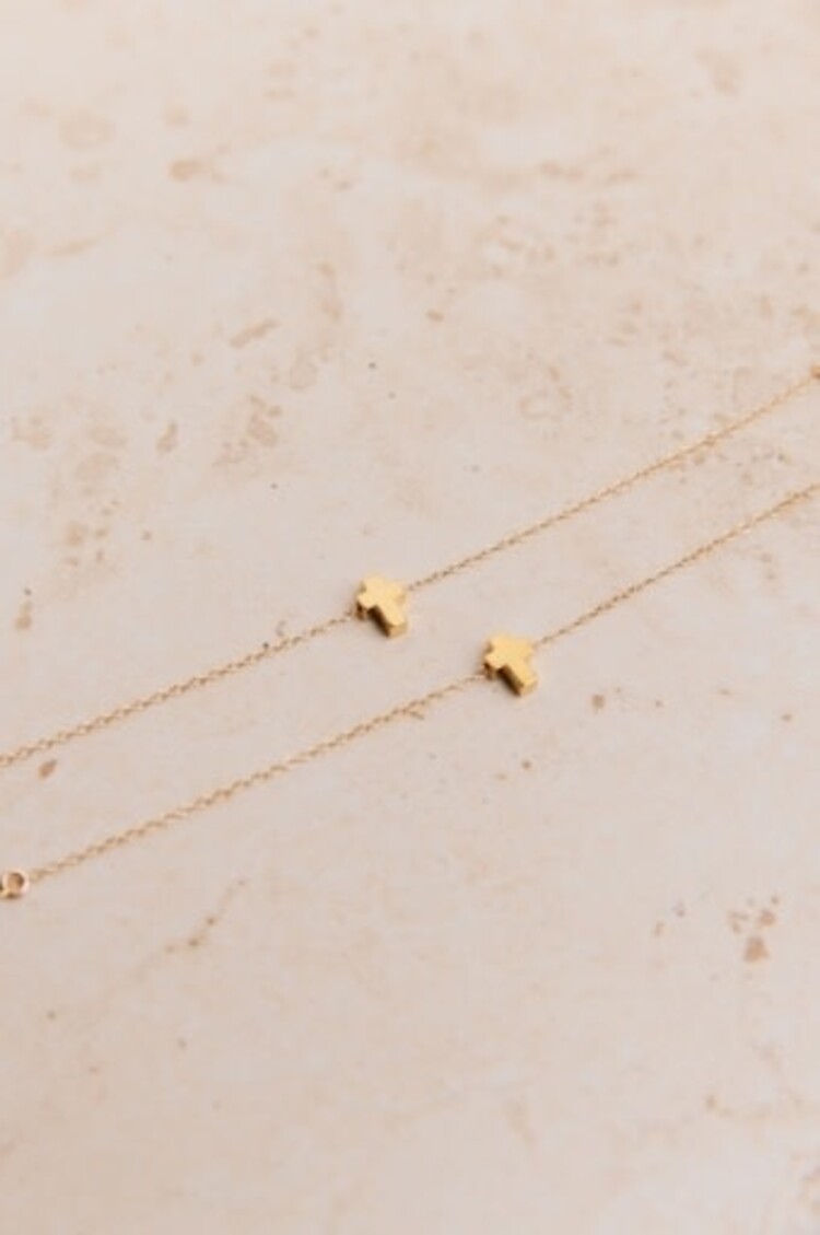 ABLE Cross Charm Bracelet