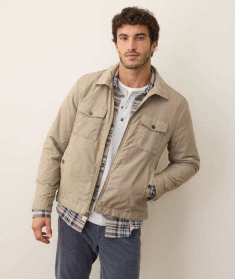Marine Layer Reynolds Dry Wax Trucker Jacket